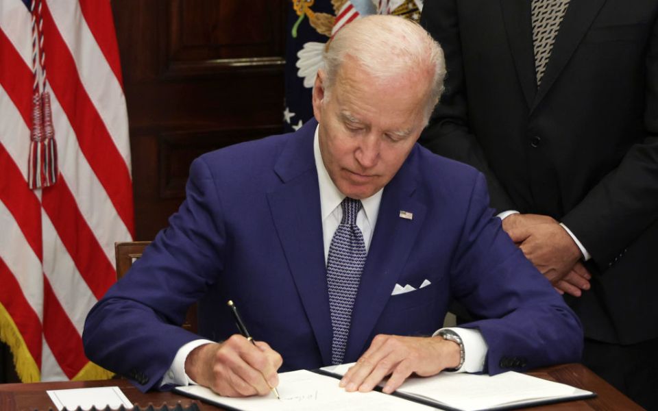 Joe Biden signs executive order protecting access to abortion