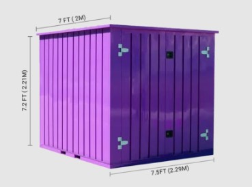 7x7.5 storage unit