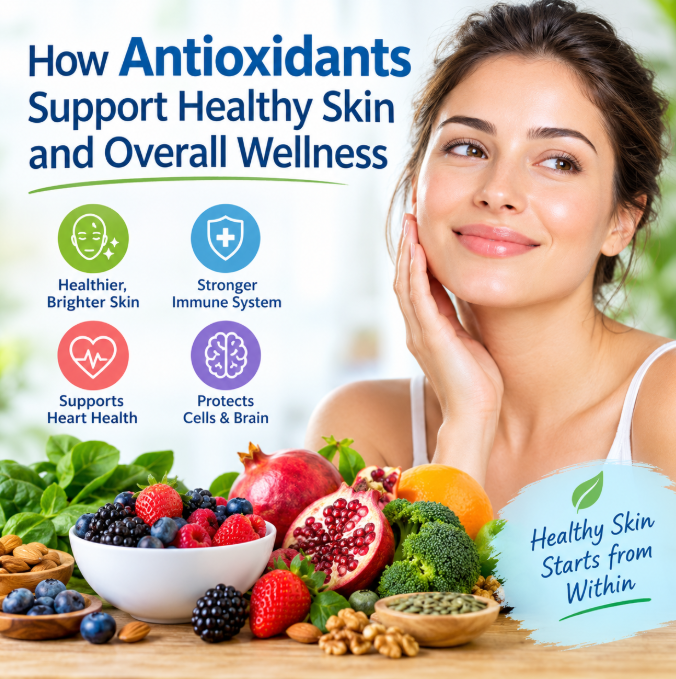 How Antioxidants Support Healthy Skin and Overall Wellness